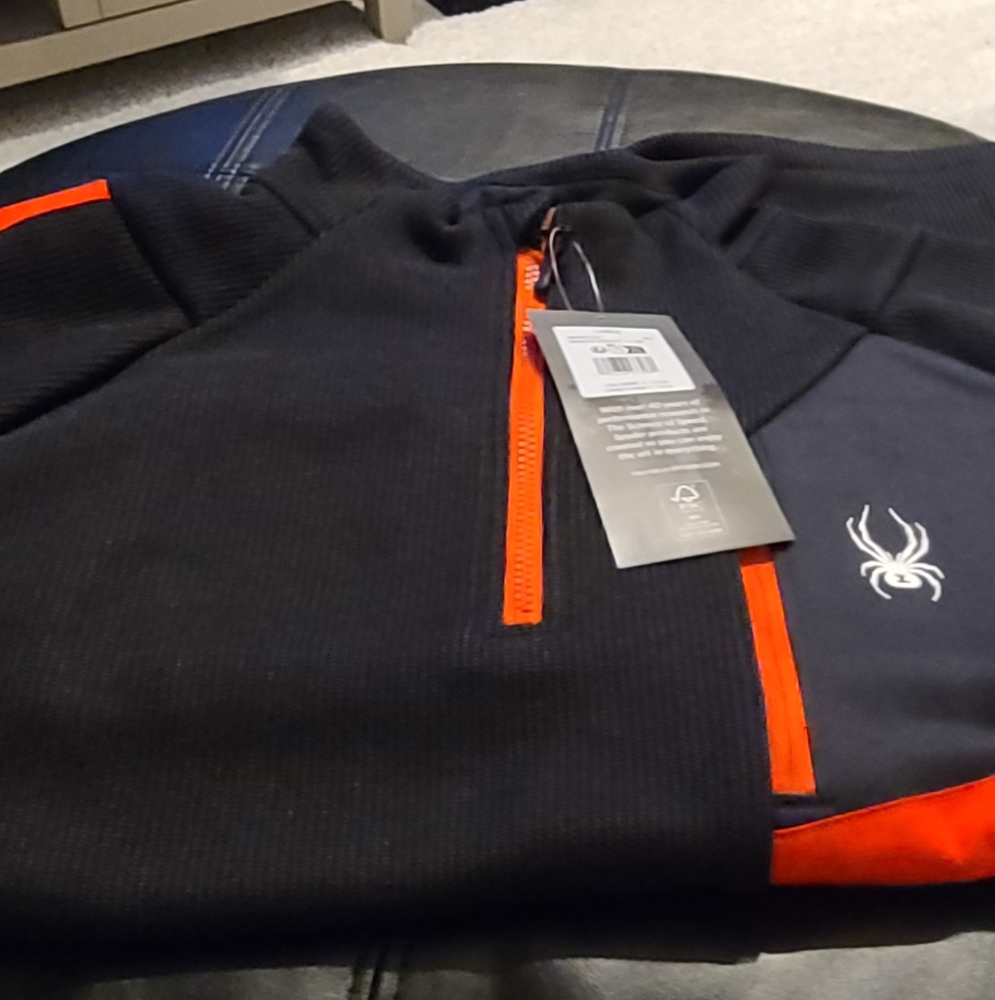 Spyder Wengen 1/4 zip pullover top large